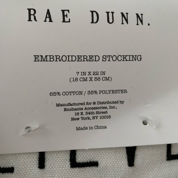 Rae Dunn Stocking - Picture 2 of 3